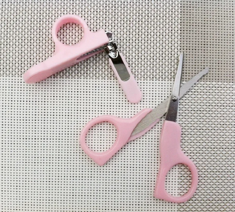 Мини детский набор для ухода за ногтями, практичная машинка для стрижки, новинка, милые детские ножницы, ножницы, синий, розовый, удобная детская машинка для стрижки ногтей KF044