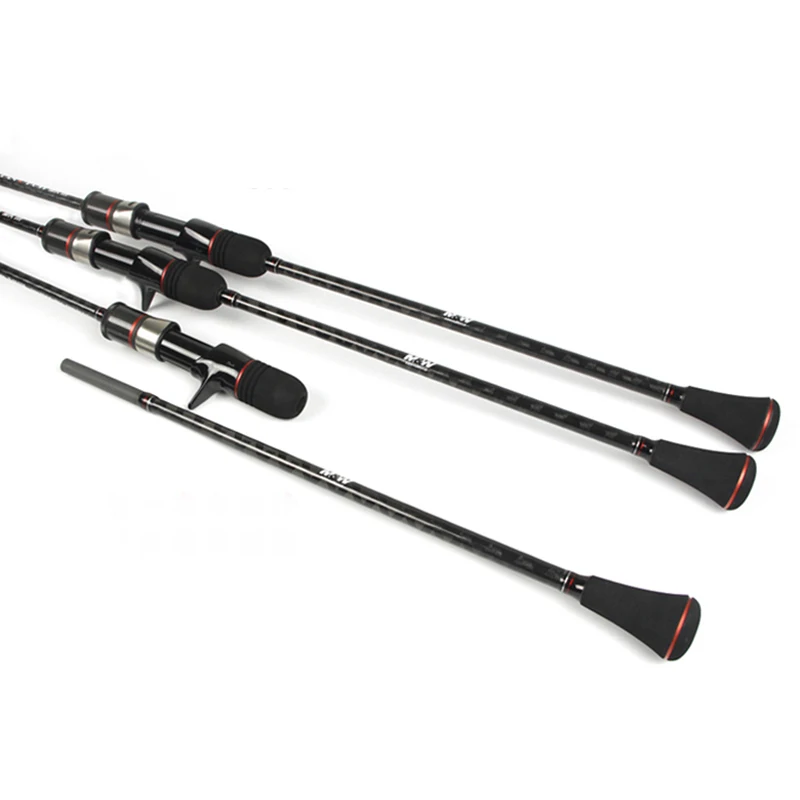 

New Ultra-light high-power high-carbon 1.98m telescopic fishing rod Fuji ring bait casting bait fishing rod sale