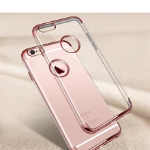 150 шт высокого качества ТПУ Телефон чехол для iPhone 6 6s 6plus красочный ультра тонкий символ прозрачный мягкий для телефона оболочки