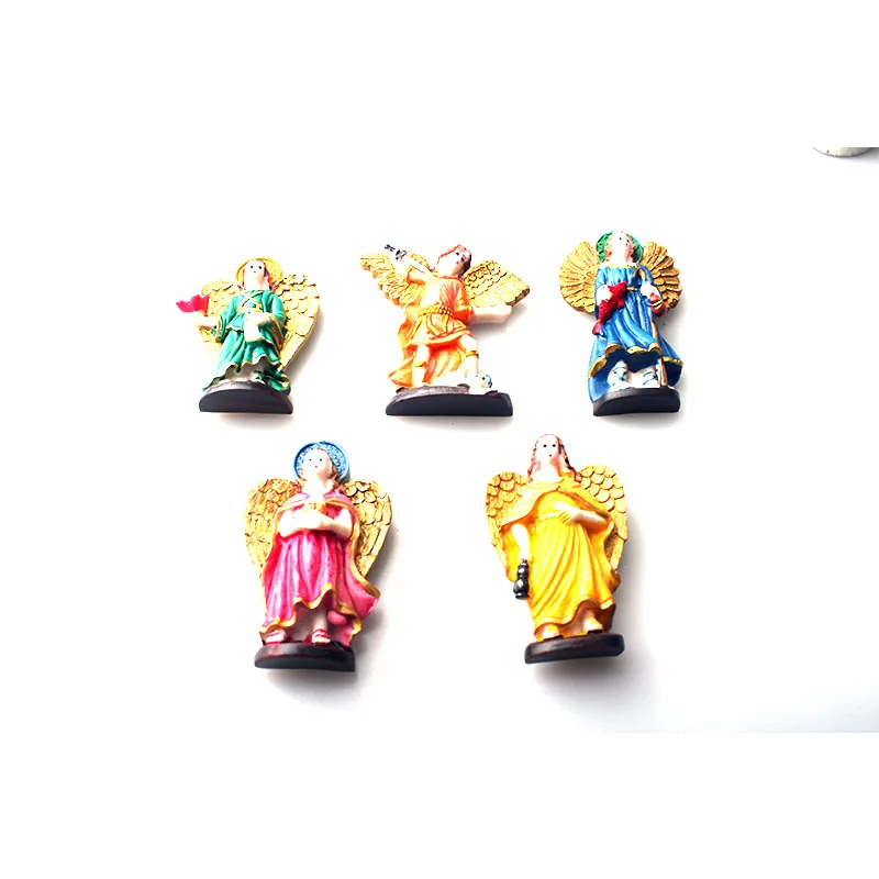 5 Design Little Angel Resin 3D Fridge Souvenirs World Trip City