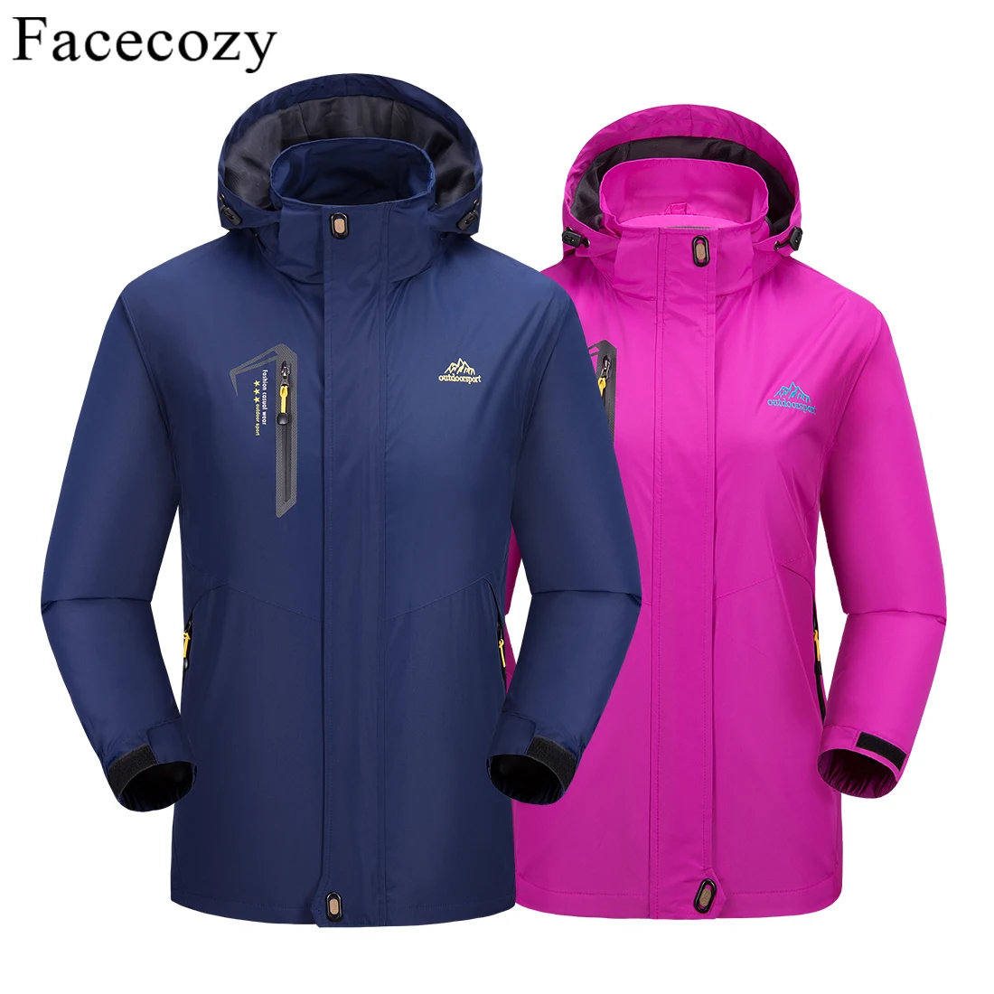 Facecozy 2019 جديد الربيع الصيف الرجال المرأة سوفتشيل التنزه سترات الذكور في الهواء الطلق الإرتحال التخييم الملابس ل تسلق الصيد Facecozy 2019 جديد الربيع الصيف الرجال المرأة سوفتشيل التنزه سترات الذكور في الهواء الطلق الإرتحال التخييم الملابس ل تسلق الصيد