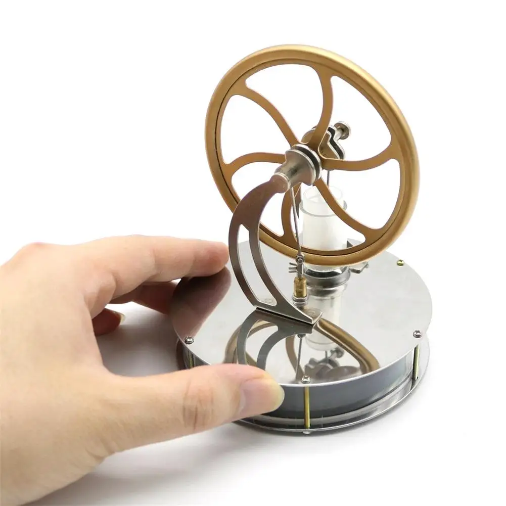 

MINOCOOL Low Temperature Stirling Engine Motor Model Heat Steam Education DIY Model Toy For Kids Craft Ornament Discovery Toy