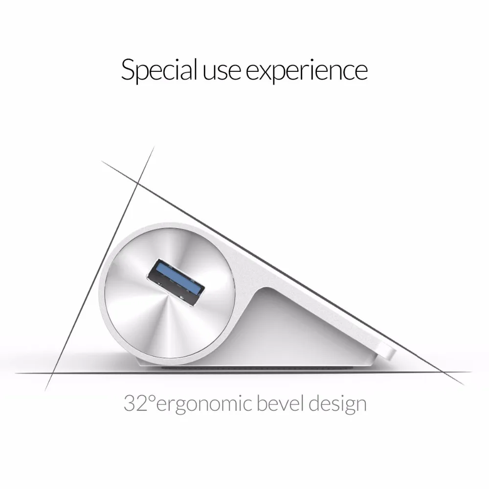  ORICO USB Splitter USB2.0 USB3.0 Two types Aluminum Alloy Desk USB Hub For Mac Design Phone Tablet 