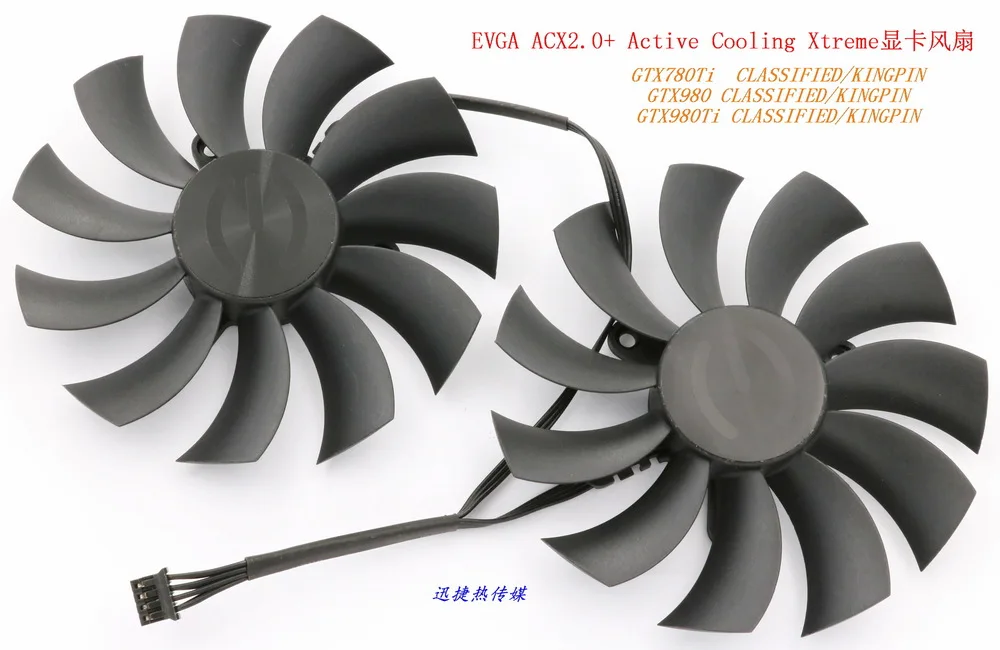 New Original PLD10015B12H 12V 0.55A EVGA GTX780Ti 980Ti CLASSIFIED / KINGPIN ACX2.0 + graphics card cooling fan classified london