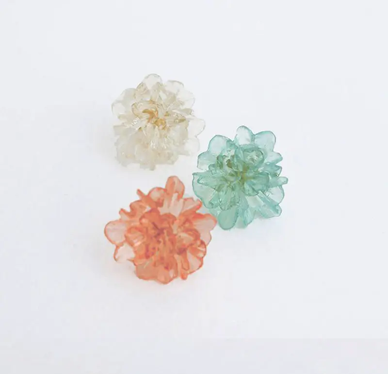2019 Japan simple Flowers Stud Earrings 925 silver For Women Wedding Party Jewelry Female Girls Minimalist | Украшения и