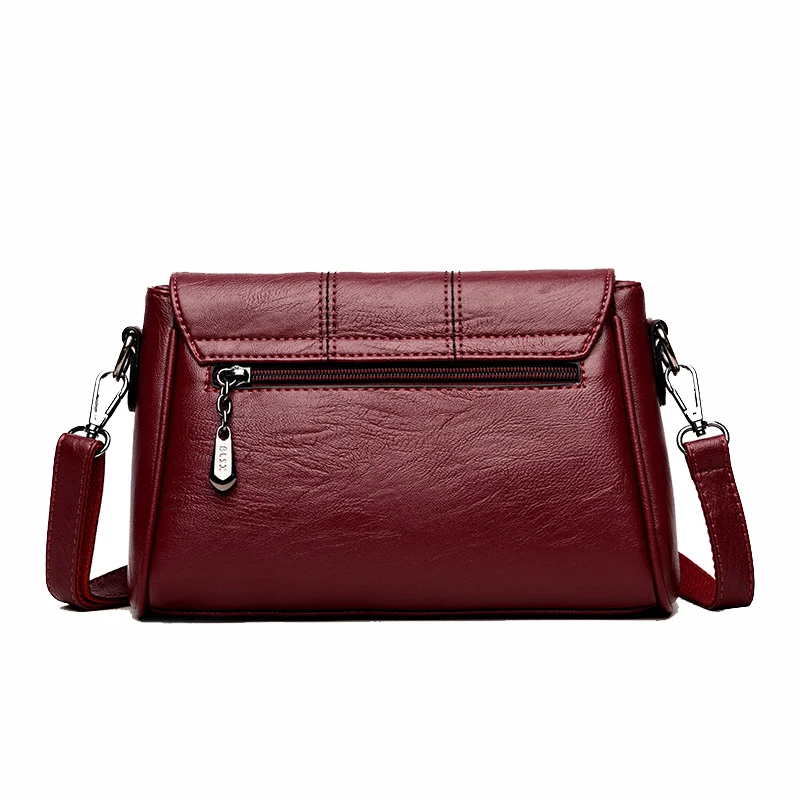 2019 جديد لينة Crossbody حقائب للنساء Pu حقائب يد جلدية مصمم النساء حقائب كتف عالية الجودة الصلبة النساء حقيبة ساع