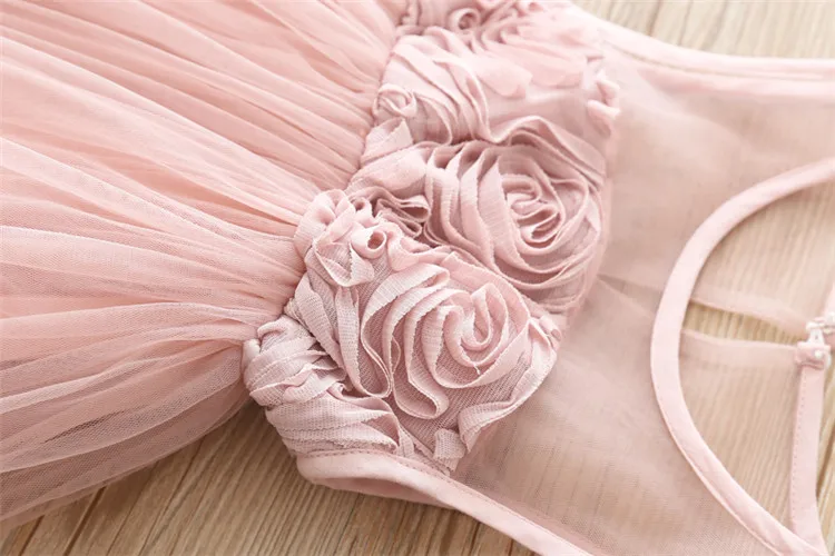 Fanfiluca Baby Girl Clothes Sleeveless Summer Mesh Kids Dresses For Girls Pink Princess Dress Baby Girls Lace Tutu Dress Fashion11