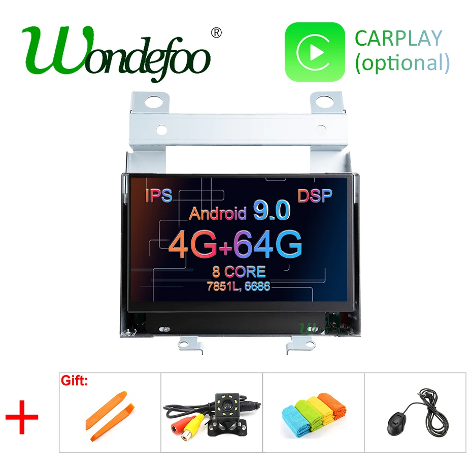 

DSP IPS Android 9.0 4G RAM 64G CAR Radio GPS For Land Rover Freelander 2 2007-2012 STEREO NAVIGATION Screen Audio NO DVD PLAYER