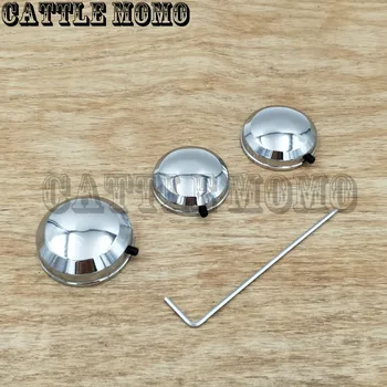 

3pcs Chrome Motorcycle Upper Fork Stem Covers For Harley Sportster XL 883 1200 88-13 FLS FLS 90-17 FXD FLSTC MODELS 1986-2017