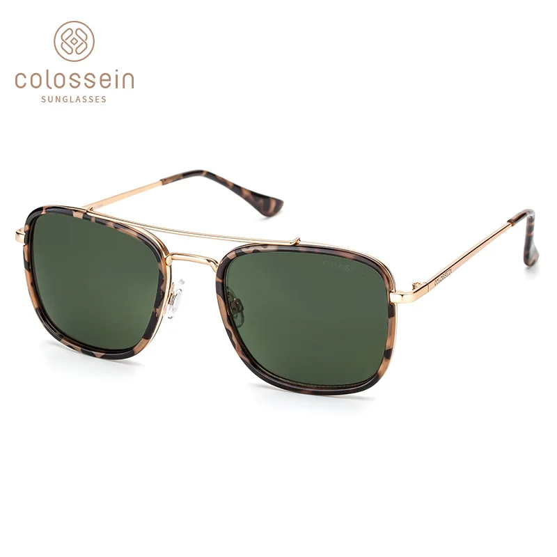

COLOSSEIN Sunglasses For Women Vintage Men Metal Frame UV400 Protection Gradient Brand Designer Sun Glasses Female Eyewear