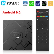 HK1 Мини Android 9,0 Смарт ТВ-бокс на Rockchip RK3229 четырехъядерный 2G 16G 2,4G wifi H.265 4 K HD HK1mini Sep топ-бокс проигрыватель Google store