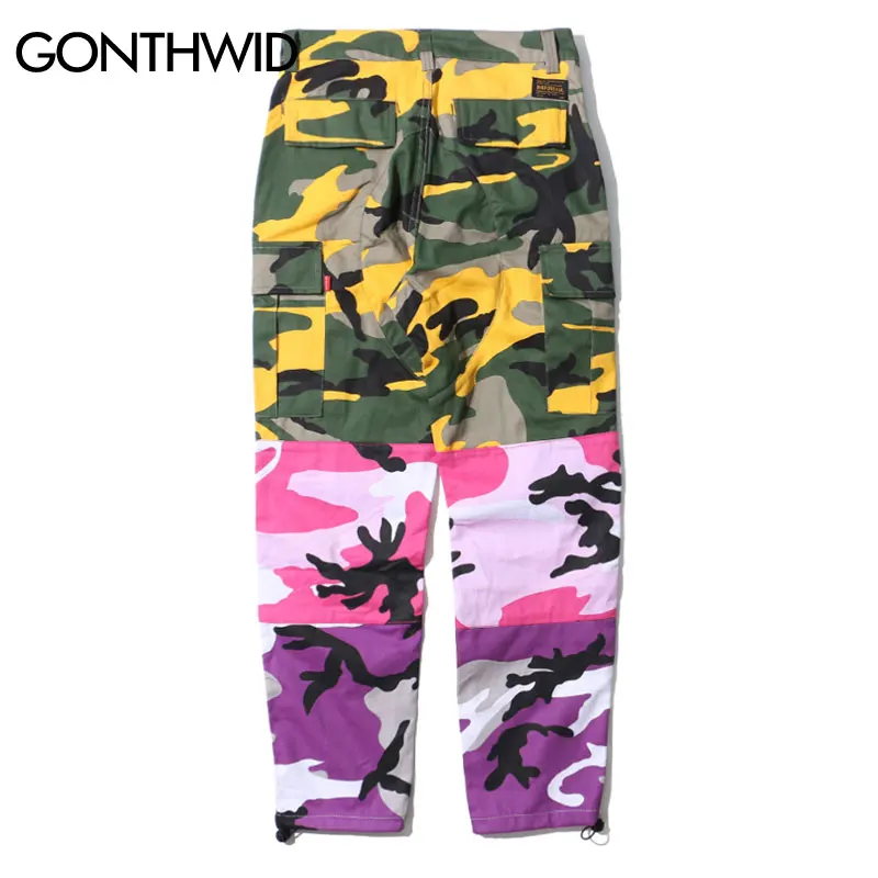 tri color camo pants