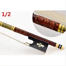 High quality violin bow size 1/2 violino brazilwood wood Bow Horse hair violin accessory bow accessories para violino
