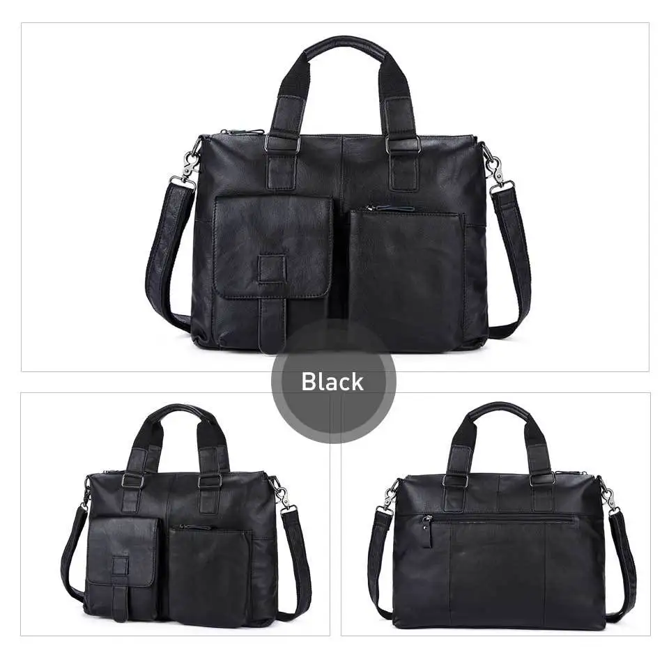 Мужской портфель из натуральной кожи, роскошная мужская сумка, сумка-мессенджер, мужская сумка для ноутбука, Винтажный Мужской портфель
