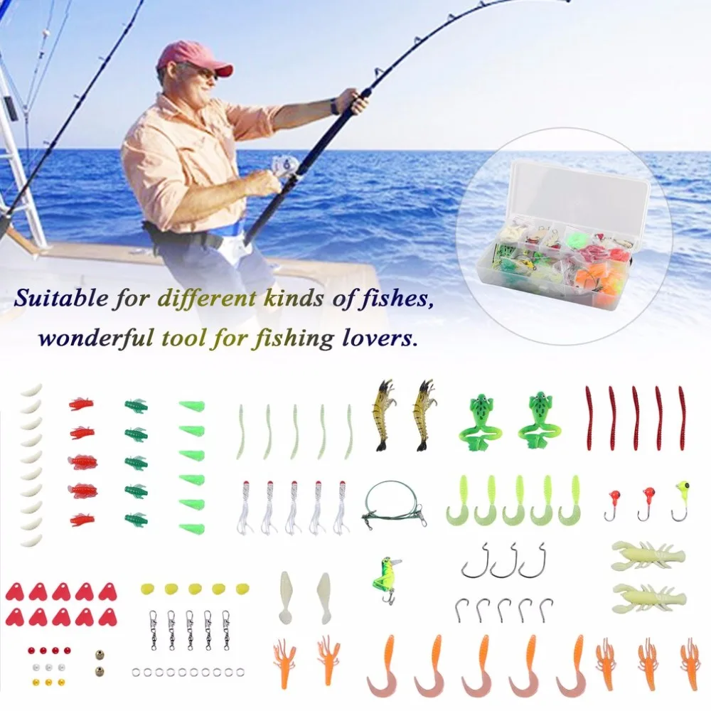 Fishing Lure Kits Hard Artificial Metal Baits High Carbon Steel