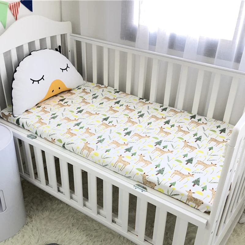 Baby Cotton Bedding Fitted Sheet Bed Cover Cot Bed Crib Mattress Protector Bedspread 130*70 CM Baby Cotton Bedding Fitted Sheet Bed Cover Cot Bed Crib Mattress Protector Bedspread 130*70 CM