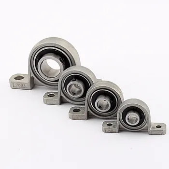 

WALFRONT Bore Ball Bearing Pillow Block Mounted Support Caliber Zinc Alloy Mounted Ball Bearing KP08 Pillow Block 8/10/12/20mm