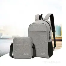 Повседневные дорожные сумки, рюкзак для ноутбука для мужчин, USB зарядка, модные деловые мужские рюкзаки, школьный рюкзак для подростков, унисекс, клатч