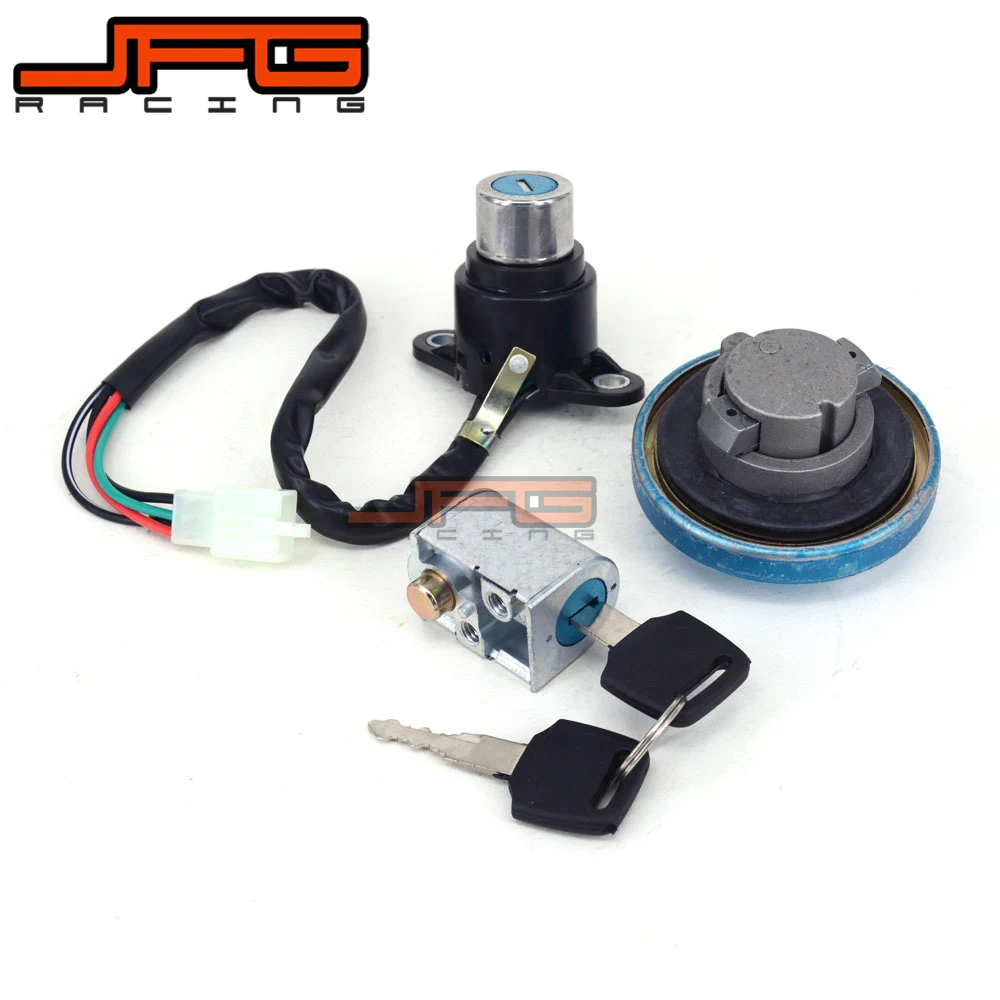 Lockset Ignition Key Switch Fuel Gas Cap Lock Keys For Honda REBEL 250 CMX250 CMX450 MAGNA 250