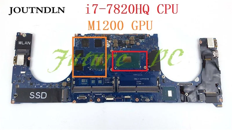 JOUTNDLN для Dell Precision 5520 материнская плата X41RR 0X41RR Φ с/Φ CPU и M1200 GPU | Компьютеры офис