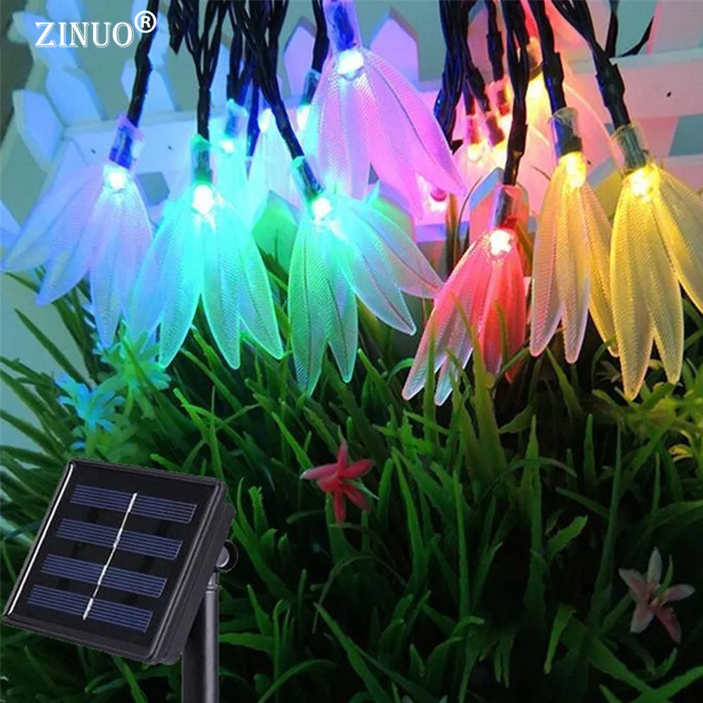 ZINUO Solar Powered LED de Navidad cadena Hada luz trébol 6 M 30 LEDs al aire libre bailando jardín Año Nuevo Partido Luces decoración ZINUO Solar Powered LED de Navidad cadena Hada luz trébol 6 M 30 LEDs al aire libre bailando jardín Año Nuevo Partido Luces decoración