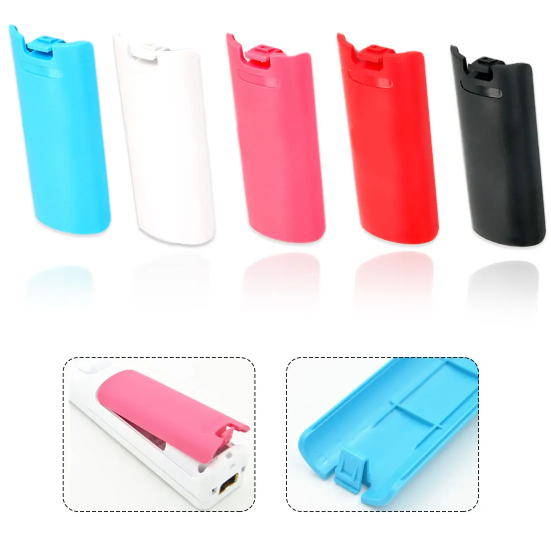 

Battery Lid Door Pack Shell Cover Case Replacement Repair Part for WII Remote wireless Controller Accessory