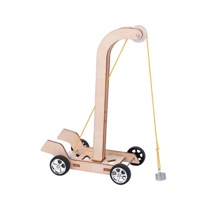 

Gravity Trolley Car Assembly Kit Toy DIY Science Experiment Technology Physical Learning Building Projects For Children