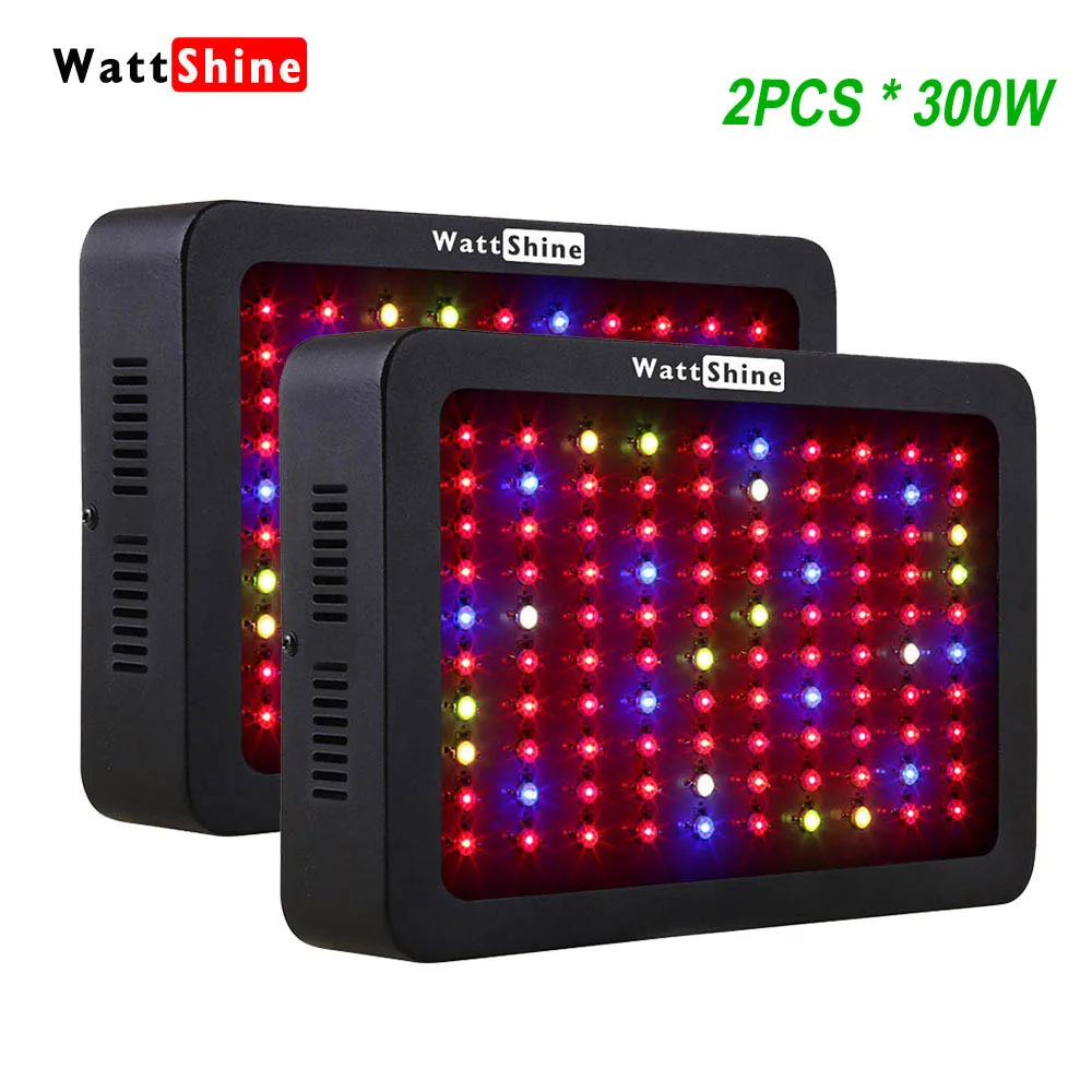 

2pcs Wholesale 300W White Black Grow lights for seedlings Growth hormone Hydroponics Growth technology Grow lamp brands plantas