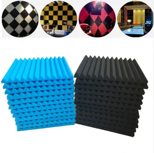 

300mm*300mm Soundproof Foam Acoustic Foam Treatment Sound-absorbing Cotton Soundproofing Foam For KTV Audio Room