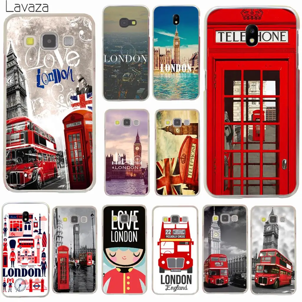 Твердый чехол для телефона Lavaza London big ben Bus Samsung Galaxy J8 J7 Duo J4 J5 J6 Plus 2018 2017 2016 J2 J3 Prime 2015 |