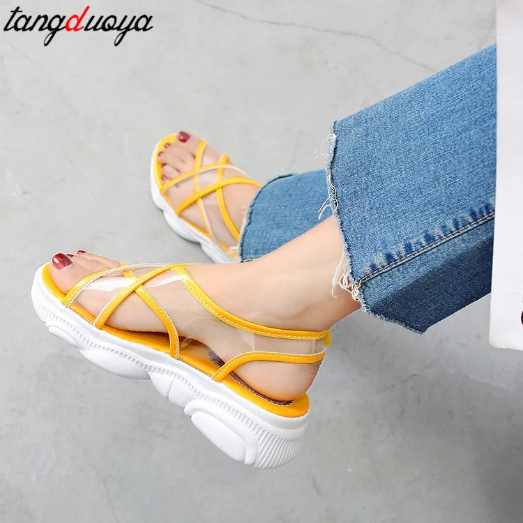 chunky sandals womens shoes platform summer shoes women sandals transparent heel shoes woman 2019 sandalia feminina chunky sandals womens shoes platform summer shoes women sandals transparent heel shoes woman 2019 sandalia feminina