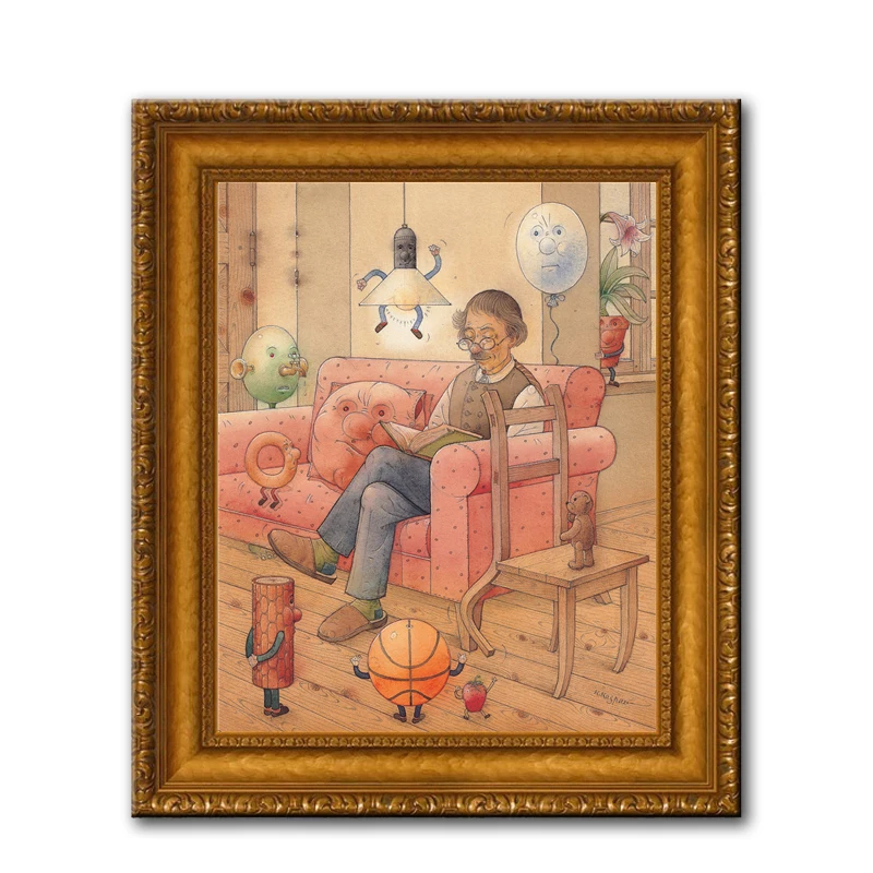 Kestutis-K-137-Self-portrait With My Things Paintingb