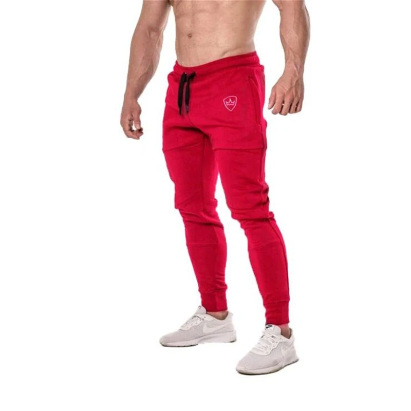 

2019 Men's Fitness Pants Cotton Track Pants Casual Fashion Track Pants Jogging Pants Leggings Running Gyms