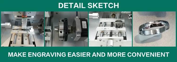 Малая гравировальная машина кольцо с гравировкой золотая, серебряная цепочка браслеты из нержавеющей стали гравировальный станок