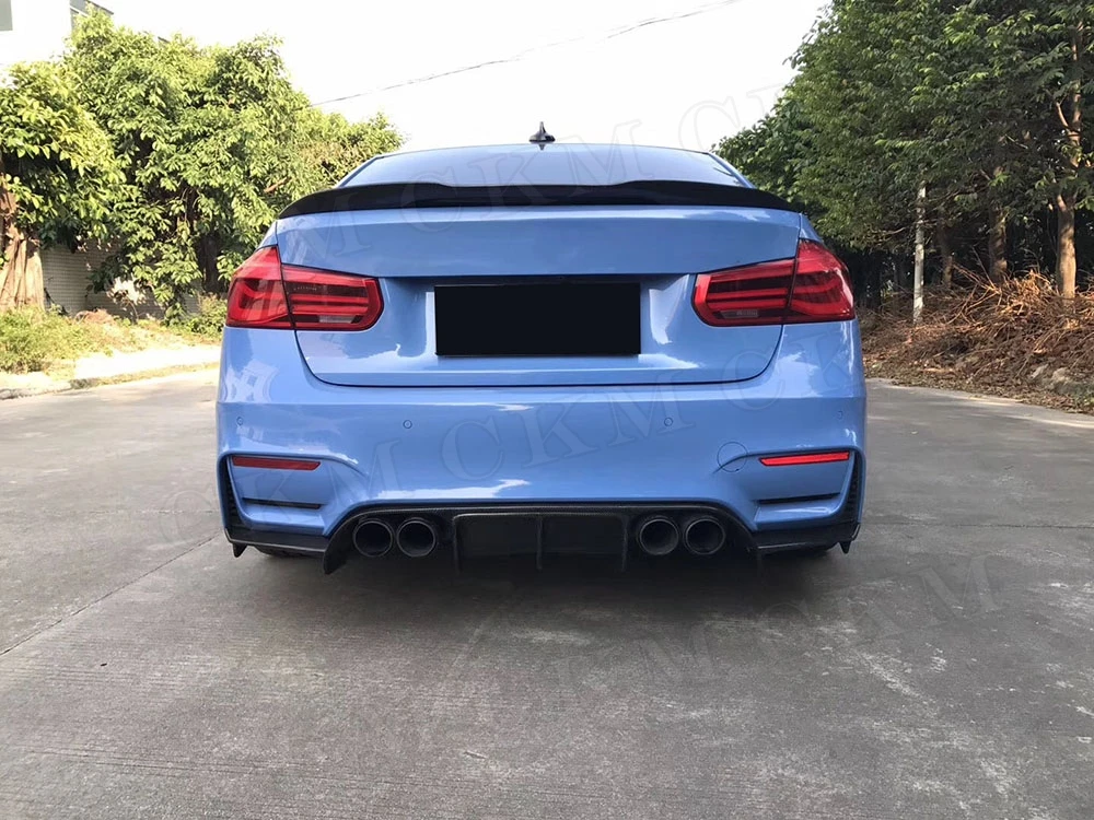 Спойлер для заднего бампера автомобиля из углеродного волокна диффузор BMW 3 Serises