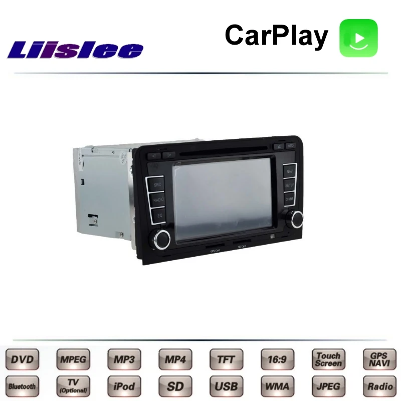For Audi A3 8P 2003~2013 Car Multimedia TV DVD GPS Radio Carplay Original Style Navigation Liislee Advanced Navi 4