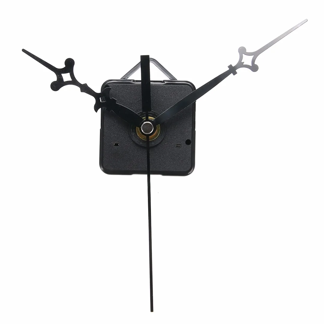 Classic Wall Clock Repair Parts Mayitr Black DIY Quartz Clock Movement Motor Mechanism With Hands & Fittings Kit