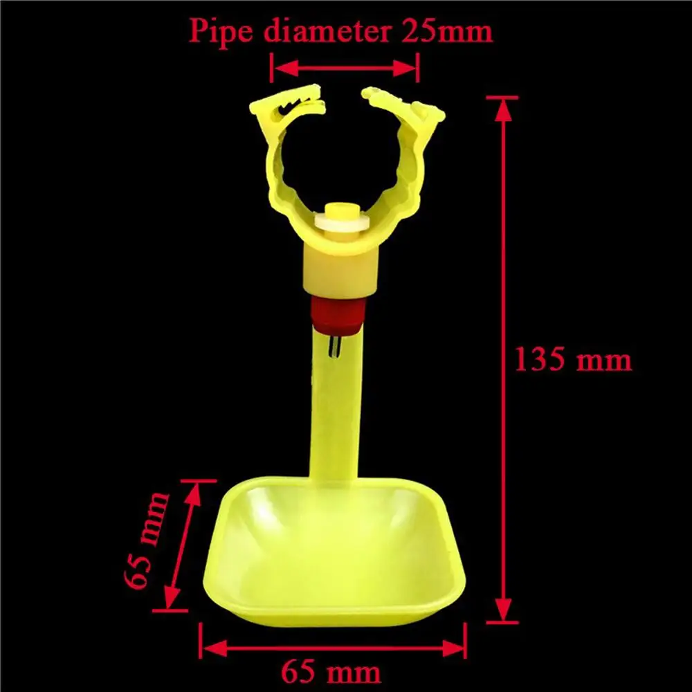 Poultry feeding bowl nipple drinker Connect DN25 tube Chicken coop Automatic drinking cups Farm Equipment 20 Sets Poultry feeding bowl nipple drinker Connect DN25 tube Chicken coop Automatic drinking cups Farm Equipment 20 Sets
