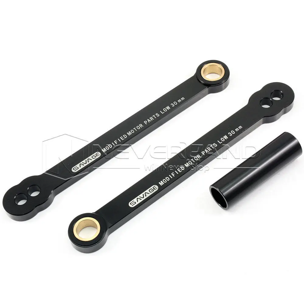 1pair Motorcycle Rear Adjustable Lowering Suspension Drop Links Kit For