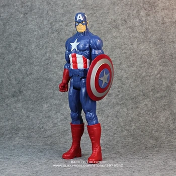 

Disney Marvel Avengers Captain America 30cm Action Figure Anime Mini Decoration PVC Collection Figurine Toy model child gift