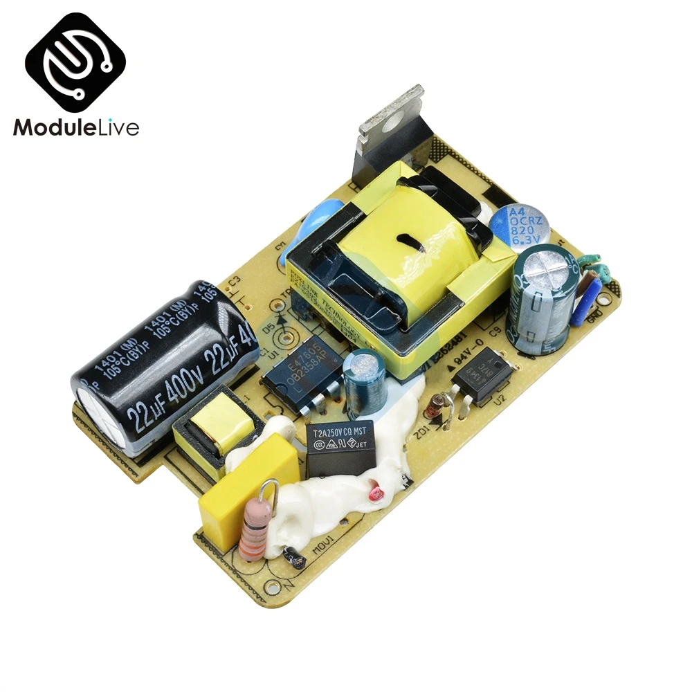 

5V 2.5A AC-DC 100-240V Switch Switching Power Supply Module Board DC Voltage Regulator Bare Repair 2500MA SMPS 110V 220V