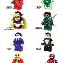 Haogaole 80 шт. Фиолетовый Человек яд плюща Luchino Nefaria Красный Железный кулак Джесси Быстрый супергерой игрушки для детей, подарки Прямая