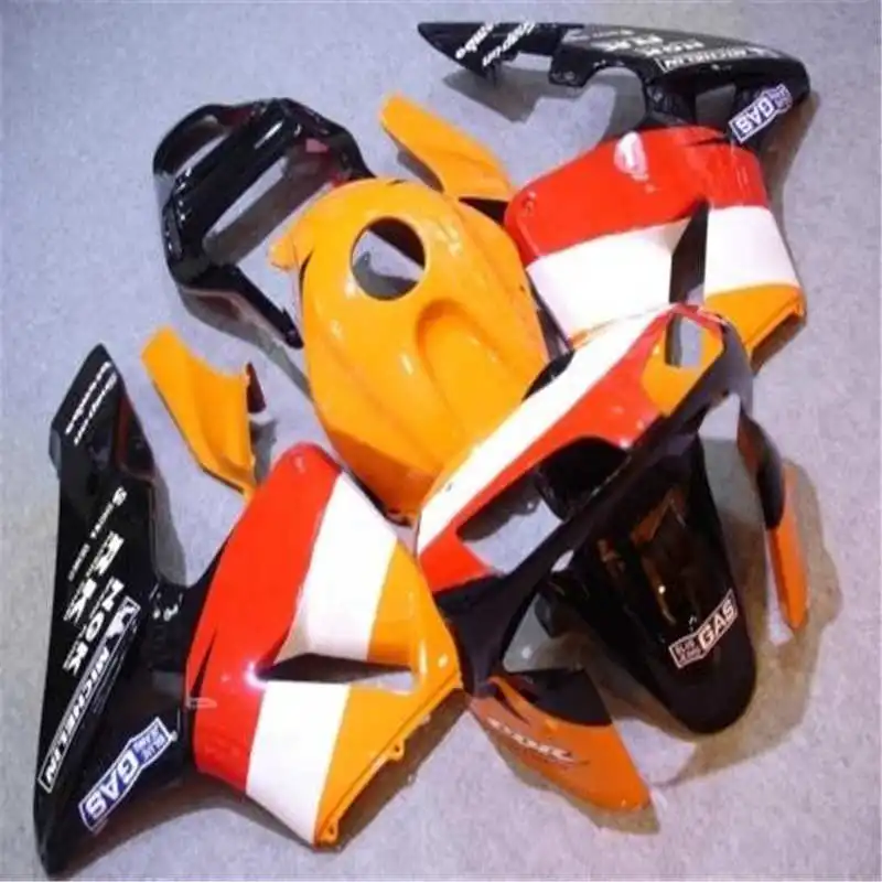 

H-ABS orange red black mold for CBR600RR F5 03 04 Blue Black CBR 600RR 2003 2004 cbr 600 ABS Fairings set