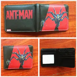 Marvel Comics Ant Man кошелек мультфильм кошелек студентов карты искусственной кожи короткие бумажник W632
