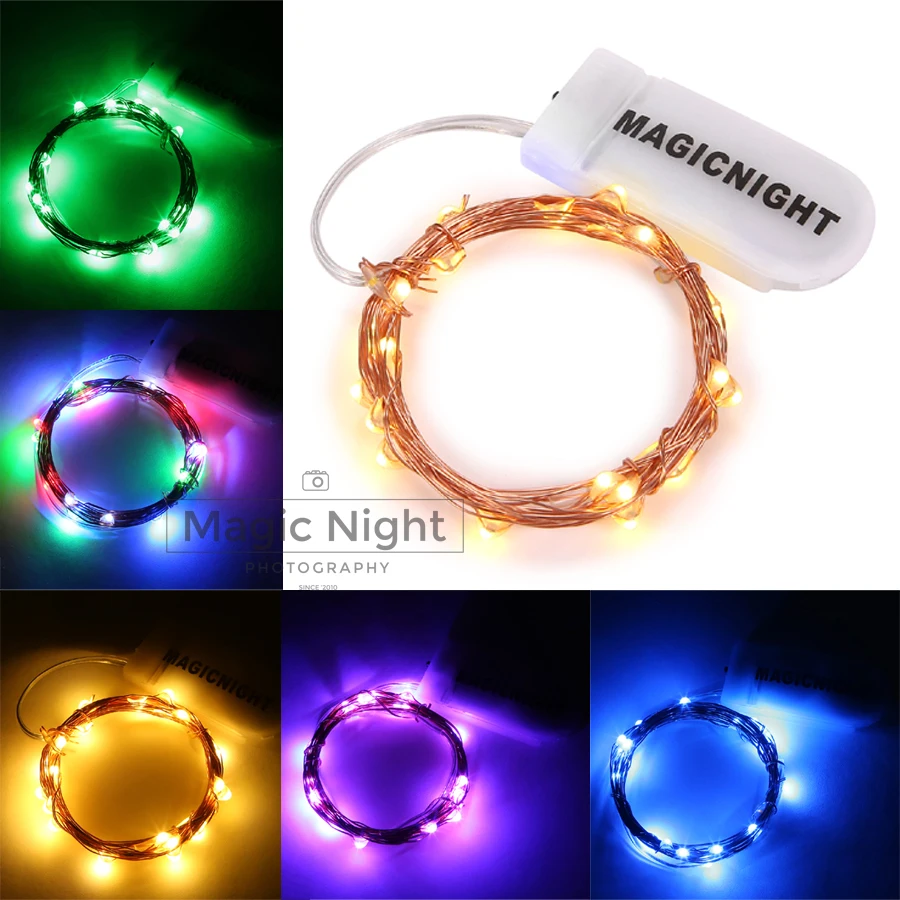 Magicnight Firefly font b String b font Starry Light Warm White Color Micro font b LED