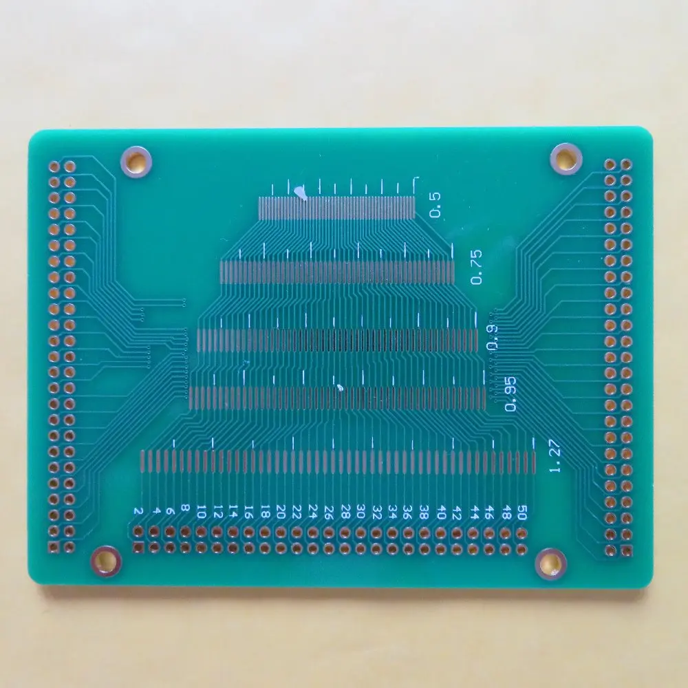 50 P шаг 0,5 0,6 0,7 0,8 0,85 0,75 0,9 1,27 мм LCM, TFT lcd 73x100 мм адаптер печатной платы Прототип пластины несколько универсальных