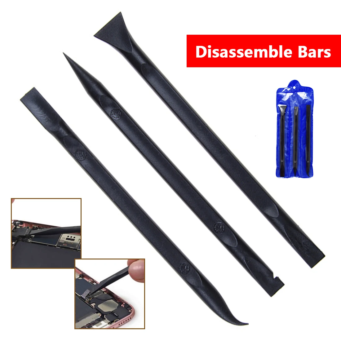 

3pcs ESD Safe Heavy Duty Plastic Spudger Set for Mobile Phone Tablet Opening Repair Tool Durable Anti-static Spudger Hand Tools