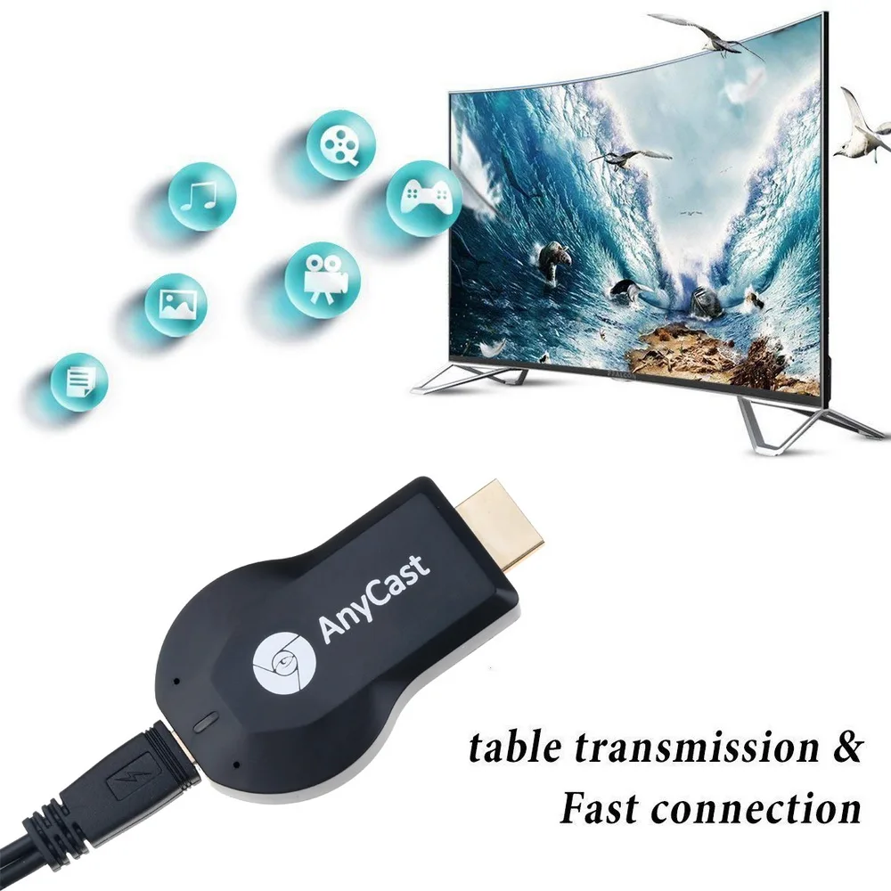 Kebidumei HDMI ТВ палка беспроводной WiFi Дисплей ТВ ключ приемник для AnyCast M2 для Airplay для Android Miracast для ПК