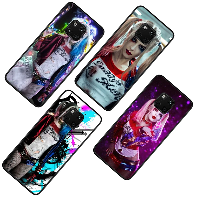Мягкий чехол для телефона harley quinn Huawei Y5 6 7 Prime Y9 Mate 10 20 30 Pro Lite Nova 3 3i|Бамперы| |