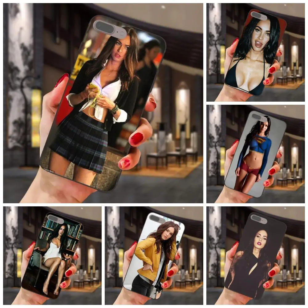 

For Samsung Galaxy Note 4 8 9 G313 S3 S4 S5 S6 S7 S8 S9 S10 Edge Plus Lite I9080 Soft Cell Phone Shell Case Covsr Megan Fox